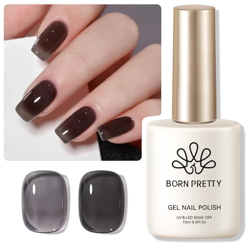 Jelly Black Gel Nail Polish