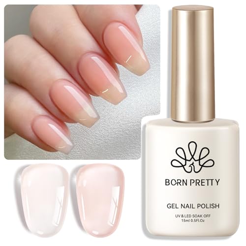 Semi Jelly Nude Gel Nail Polish