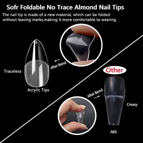 Short Almond Fake Nails