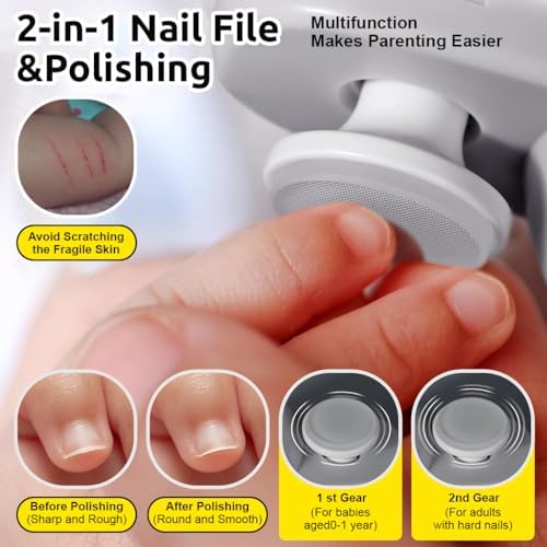 2-in-1 USB Rechargeable Nail Trimmer