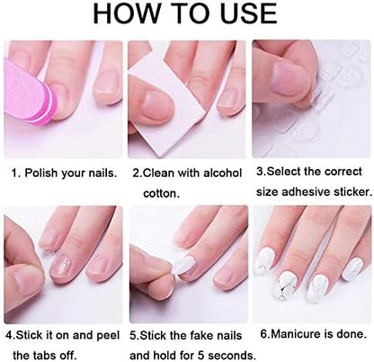 Double-Sided Nail Adhesive Tabs