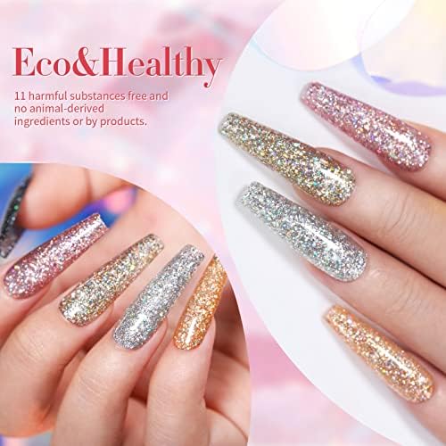 Glitter Gel Nail Polish Set