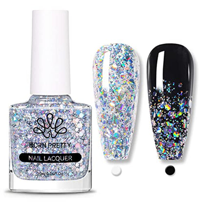 Holographic Glitter Nail Polish