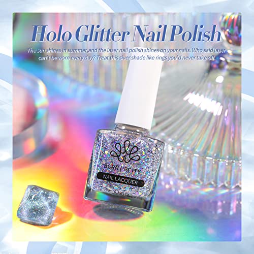 Holographic Glitter Nail Polish