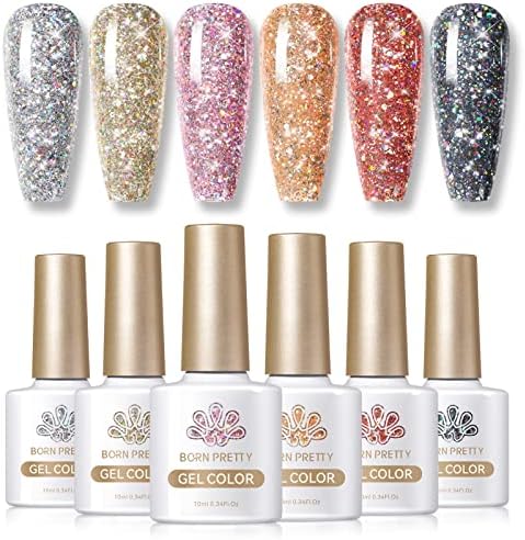 Glitter Gel Nail Polish Set