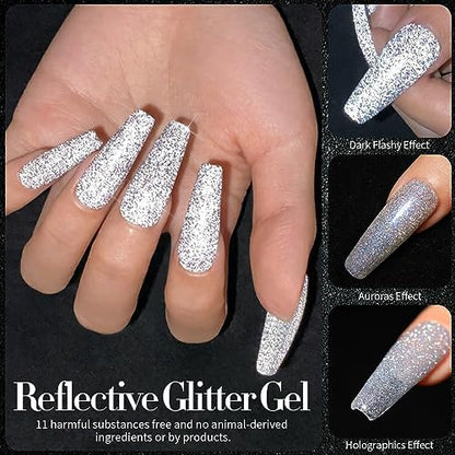 Glitter Gel Nail Polish Set