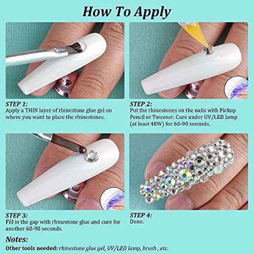 3D AB Crystal Nail Art Kit by BELLEBOOST