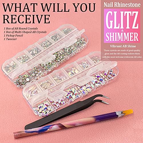 3D AB Crystal Nail Art Kit by BELLEBOOST