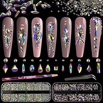 3D AB Crystal Nail Art Kit by BELLEBOOST